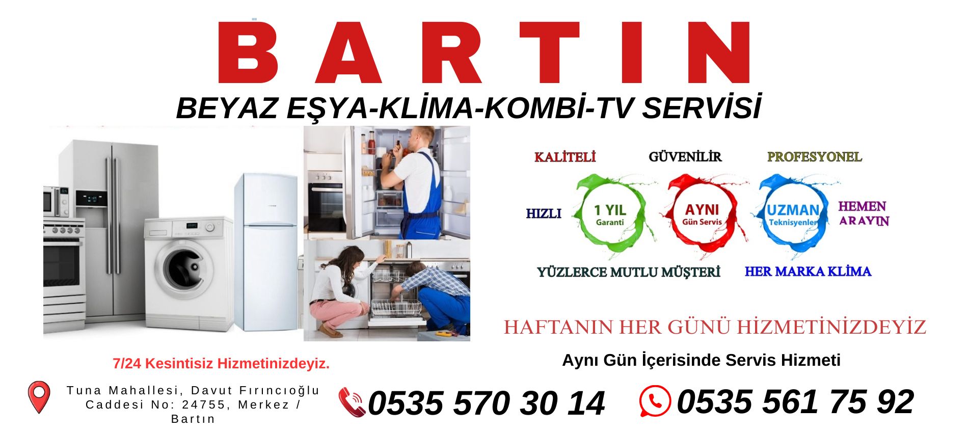 Bartın Beyaz Eşya